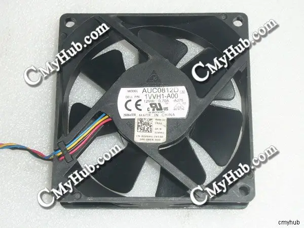 Охлаждающий вентилятор для Delta Electronics AUC0812D 1vh1-a00 AJ75 12 В постоянного тока 0 7a 8 см 80 мм