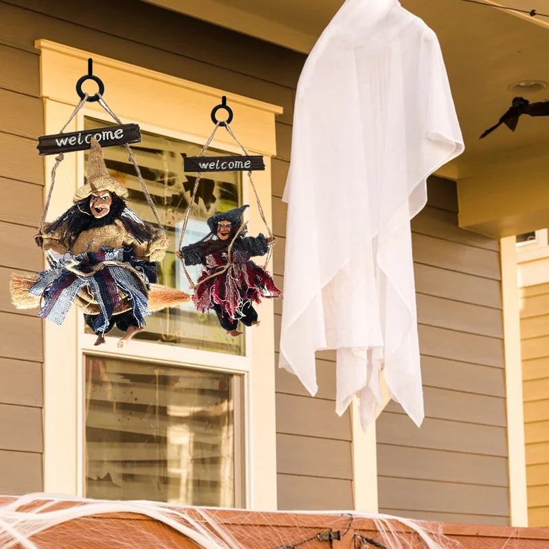 Украшение для Хэллоуина призрак тыква кукла ужас страшный Хэллоуин Летающая