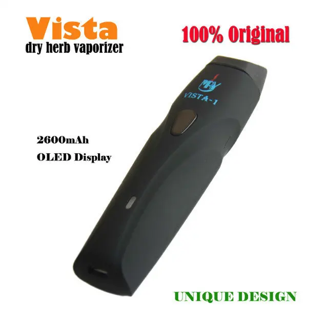 Оригинальный Vista1 2600 мАч Быстрый слуховой сухой травы испаритель Vista I Vaper