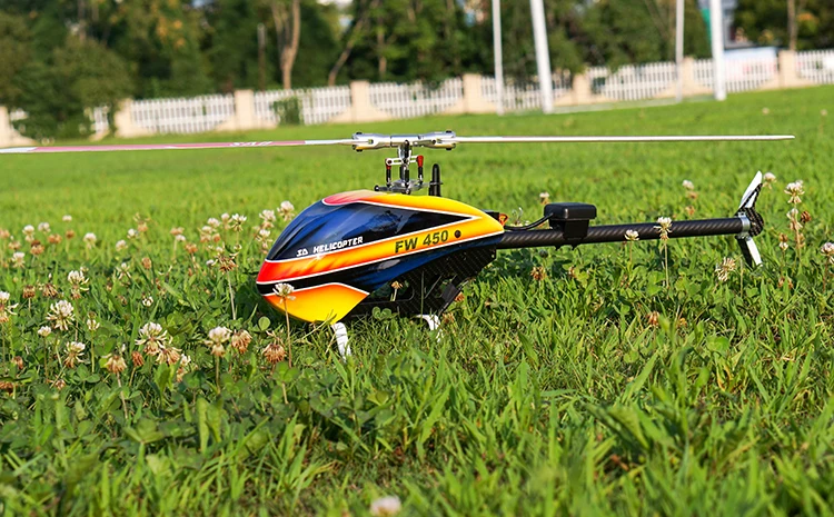 3D RTF 6CH RC умный вертолет FW450 2,4 GHz почти RTF Собранный RC вертолет