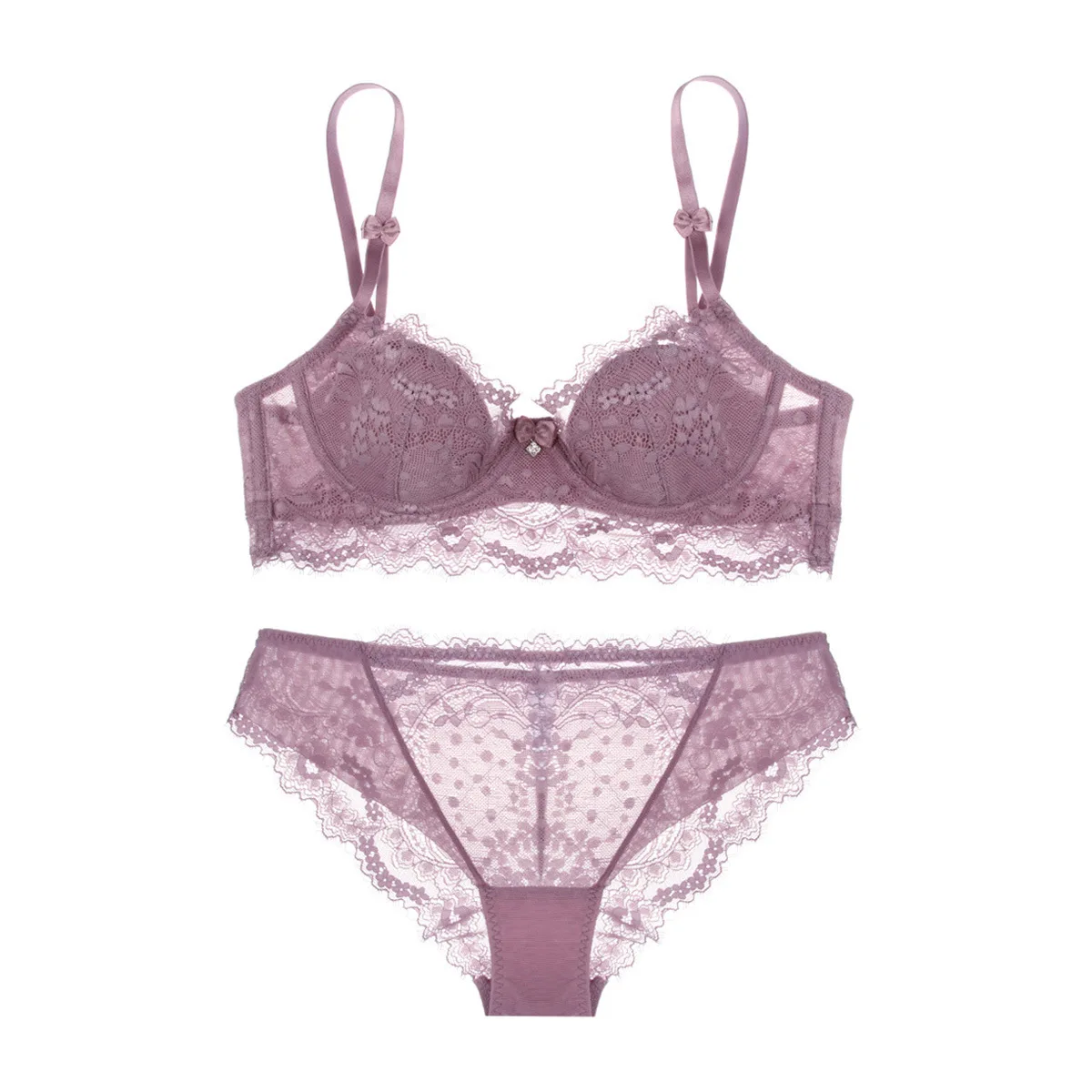 

wholesale sexy pattern lace underwear women's upper support gathered bra suit comfortable thin breathable bra