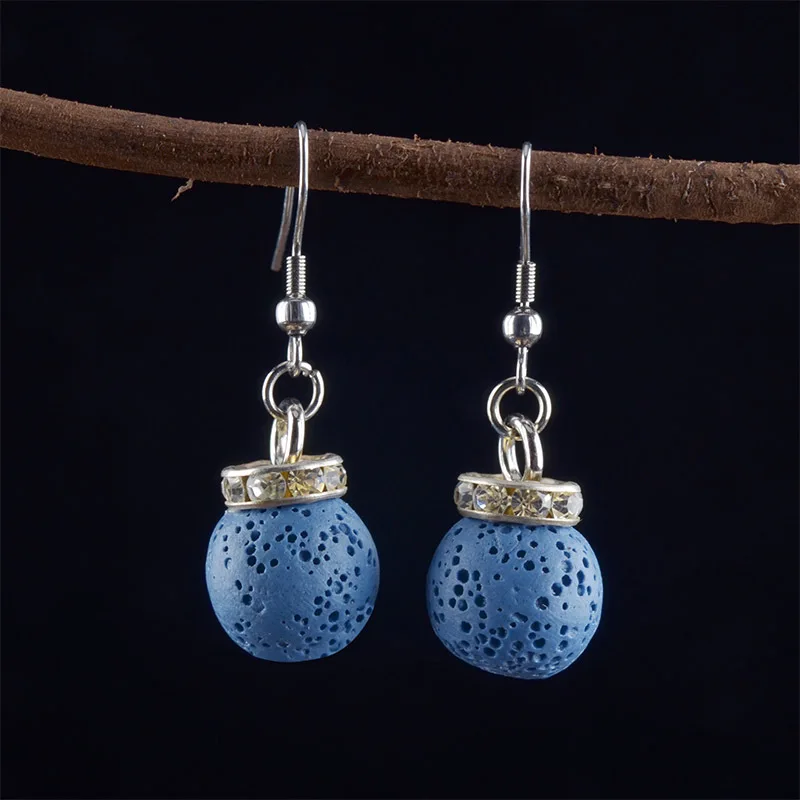 Подвеска из натуральной вулканической скалы подвеска вулканического камня