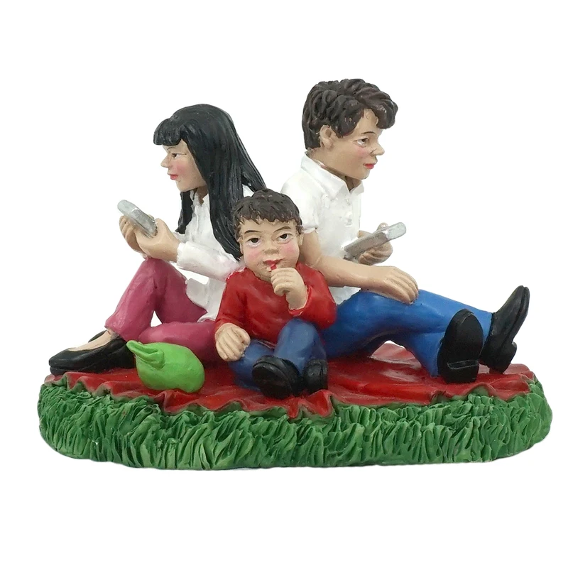 Полимерная фигурка, настольная игра с психическим песком, Настольная коробка, родители играют с семьей со смартфоном Полимерная фигурка, настольная игра с психическим песком, Настольная коробка, родители играют с семьей со смартфоном