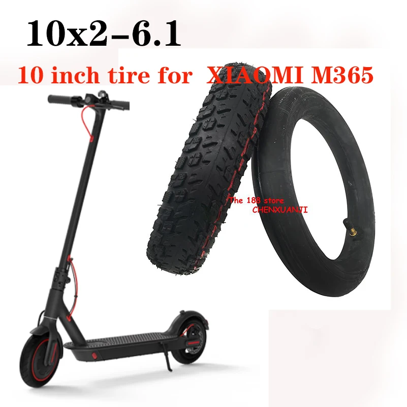 

10-дюймовые модифицированные шины для внедорожников 10*2-6,1, шины для Xiaomi M365/Pro/Pro2/1S/ Lite, детали передней и задней шин