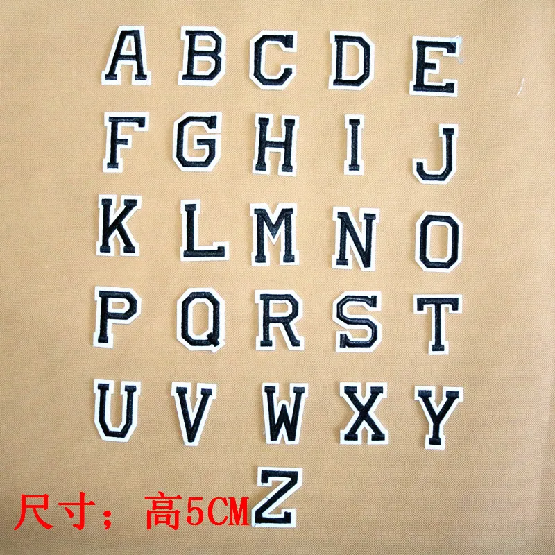 Маленькие английские буквы патч для детской одежды аксессуары декоративная