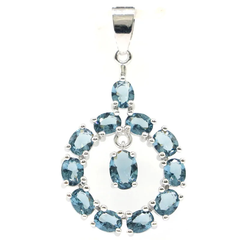 41x22 мм элегантный создан фиолетовый танзанит Лондон Голубой топаз женские