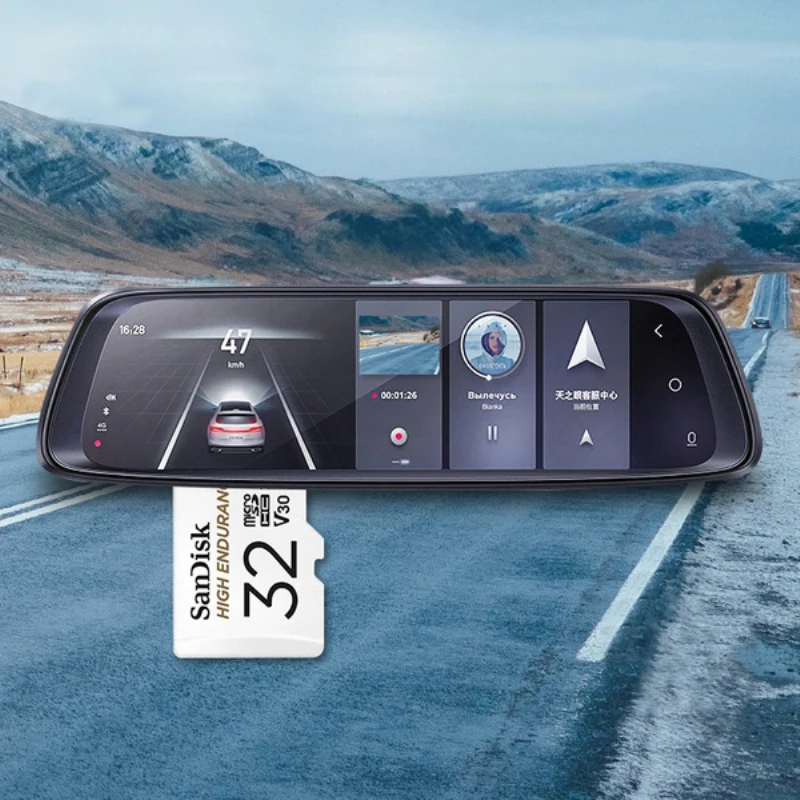 Карта памяти SanDisk microSD U1 32 ГБ 64 100 МБ/с. 128 класс 10 скорость видео U3 V30 Full HD 4K |