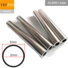 Труба из 6061 алюминия, внешний диаметр 3 мм, стена 0,5 мм, внутренний диаметр 2 м, полая алюминиевая труба, алюминиевая труба из сплава, фабричные магазины