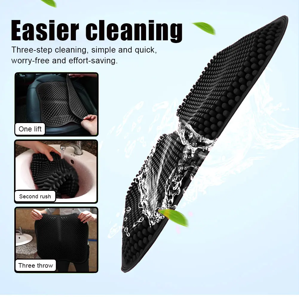 Силиконовая подушка для автомобильного сиденья Нескользящая стула дышащий