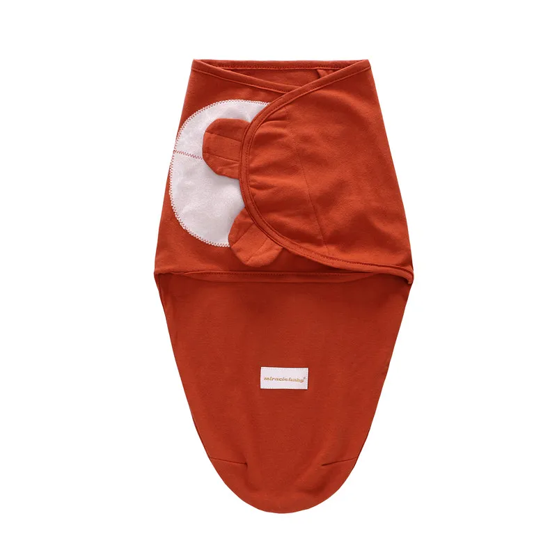 caramel L Пеленка для новорожденных, хлопковое детское одеяло, постельные принадлежности, милый спальный мешок для младенцев 0-6 месяцев - Цвет: caramel L