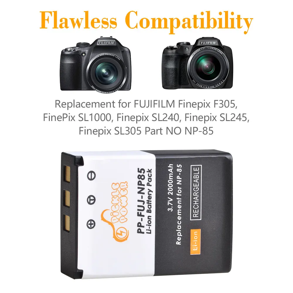 Аккумулятор NP 85 NP85 для Fujifilm FinePix S1 SL240 SL260 SL280 SL300 SL305 SL1000 NP170. зарядное устройство с