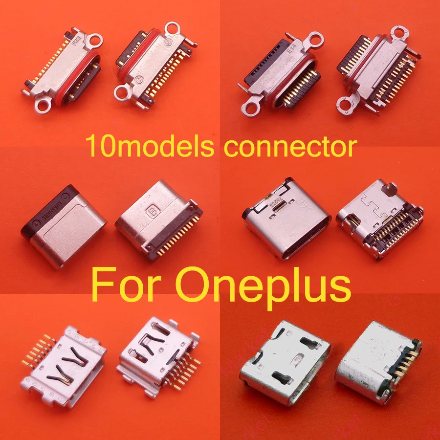 2 шт. для OnePlus X 1 3 3T 5 5T 6 6T 7 Pro запасные части новый разъем Micro USB Type C зарядки|Шлейфы