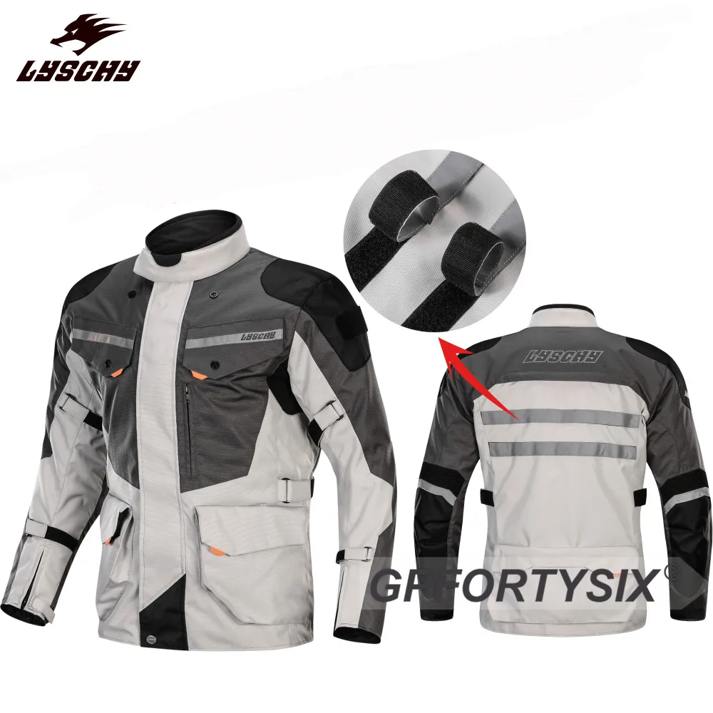 Водонепроницаемая мотоциклетная куртка и брюки 3 в 1 съемная защита для тела из
