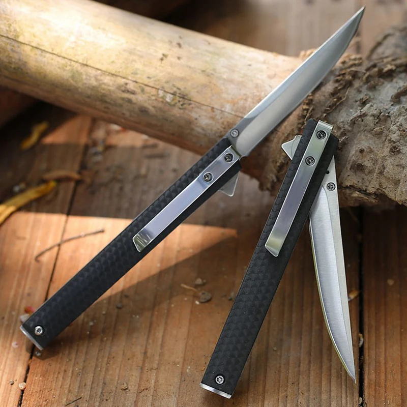 

M390 Pocket Blade with Clip-on Folder Mini High Hardness Folding Knife Portable Rescue Outdoor Camping Knife Hunting Knife Tools