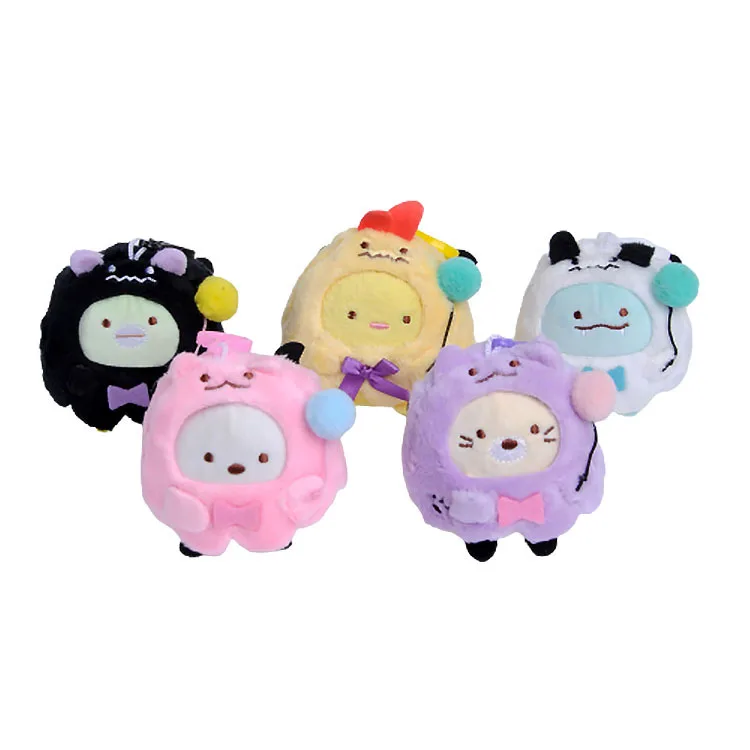 

Симпатичная плюшевая игрушка Sanrio, саньрио, косплей, Sumikkogurashi, плюшевый кулон, мультяшный Kuromi Cinnamoroll, моя мелодия, мягкий брелок, детский подар...