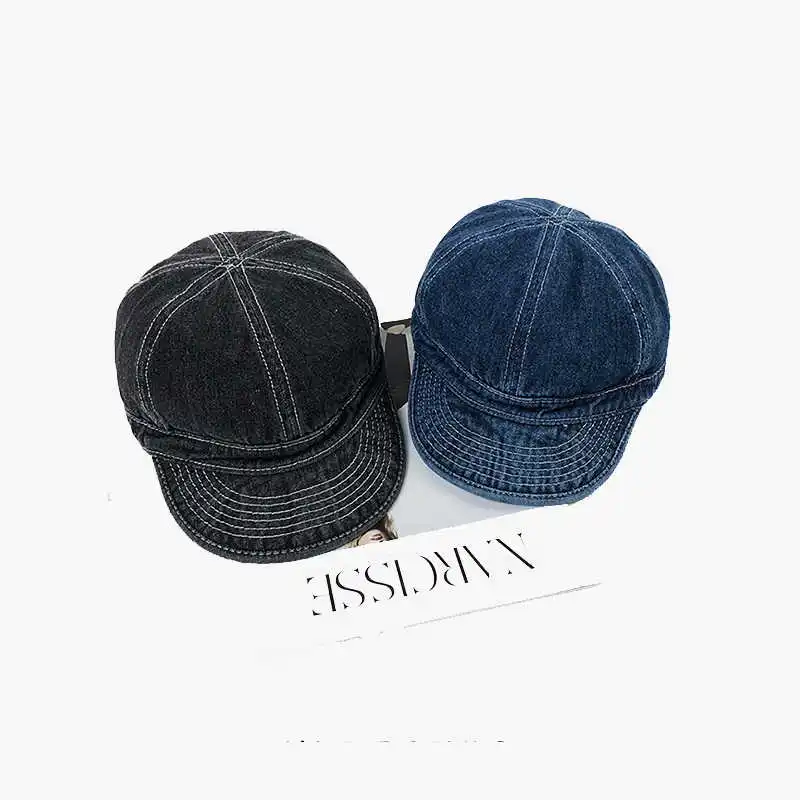 

Cowboy hats solid man fashion women's hat retro baseball cap soft edge hats comfortable for woman eua