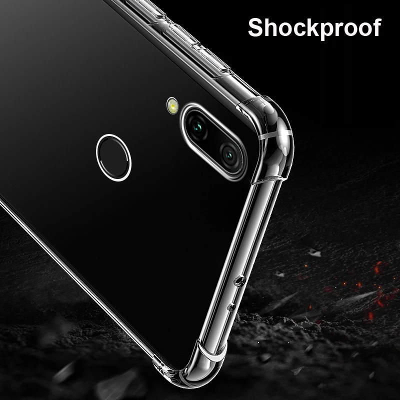 Противоударный чехол с подушкой безопасности для Huawei Y6 Pro Y7 Y9 Prime 2019 мягкая