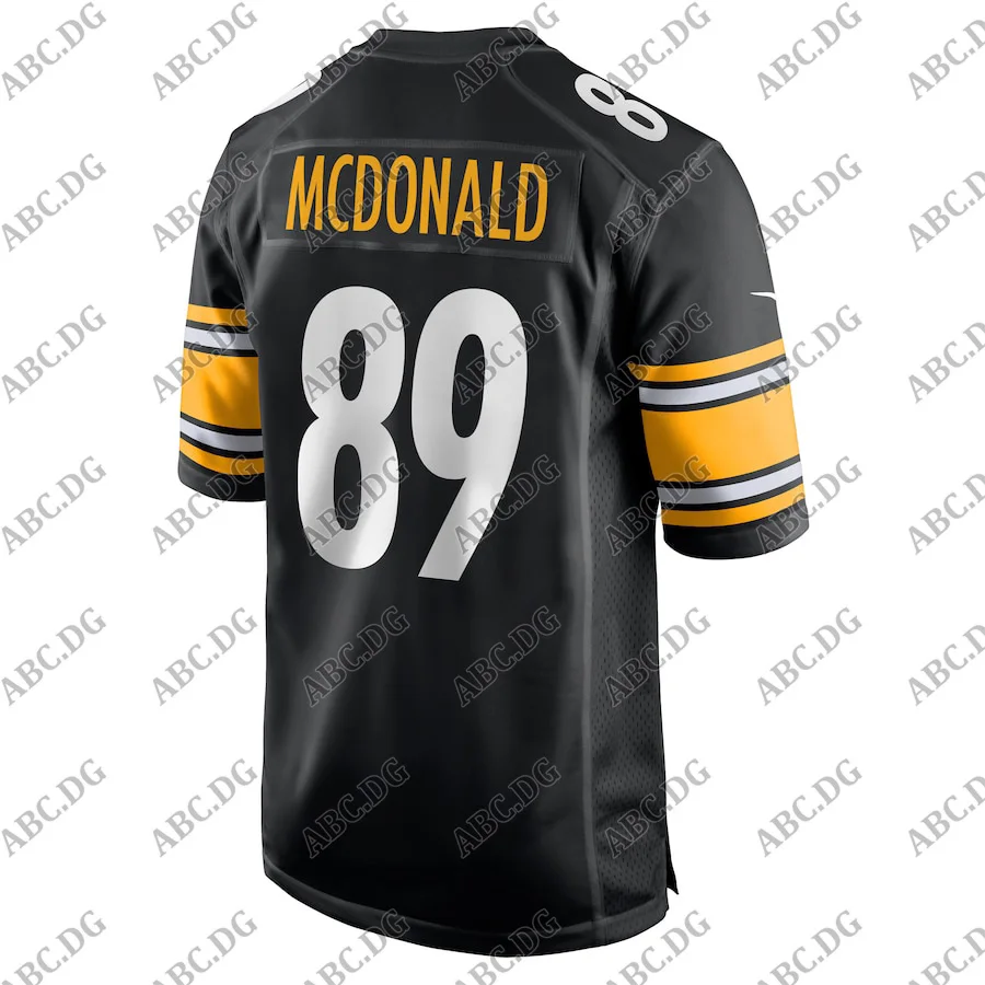 

Men Women Kid Youth Pittsburgh Vance McDonald Black Game Jersey