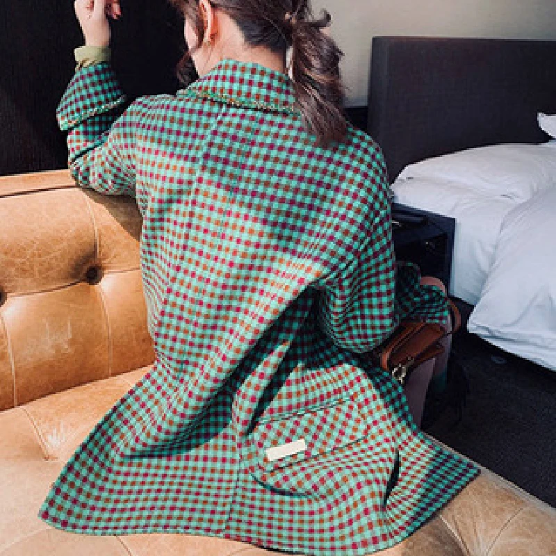 Зимнее модное женское Шерстяное Пальто для отдыха сохраняющее тепло утолщенное