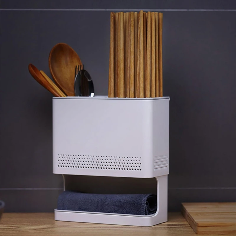

Wall-mounted Chopstick Holder Black