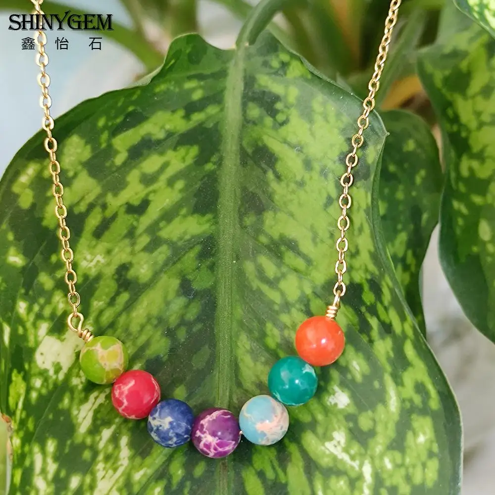 Блестящий Драгоценный Камень ручной работы позолоченный провод обернутый