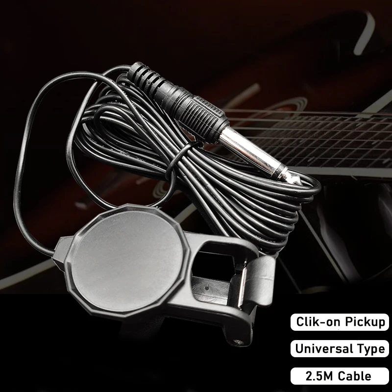Звукосниматель для акустической гитары клип на пикап ra гитара укулеле с 2 5 м