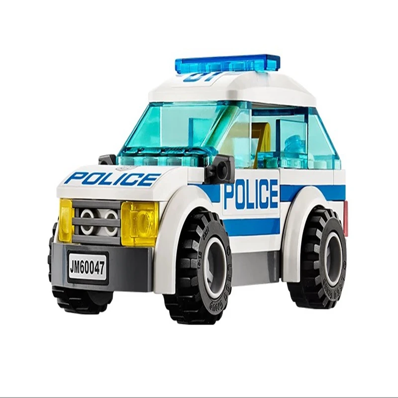 10424 Город Полицейский отдел вертолет мотоцикл набор строительных блоков детские