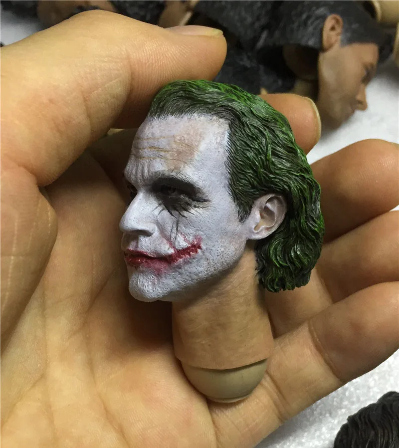 Модель мужской клоуна Heath Ledger Joker модель для макияжа тела 12 дюймов масштаб 1/6 MJ12