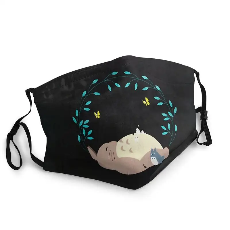 

Totoro Non-Disposable Mouth Face Mask Adult Unisex Custom Design Anti Dust Mask Protection Cover Respirator Mouth Muffle