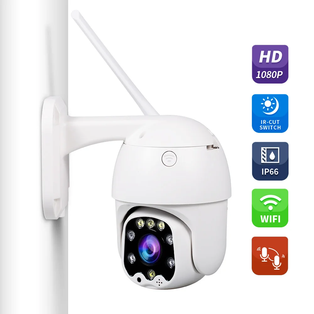 

IP-камера видеонаблюдения, 1080P, Wi-Fi, ночное видение