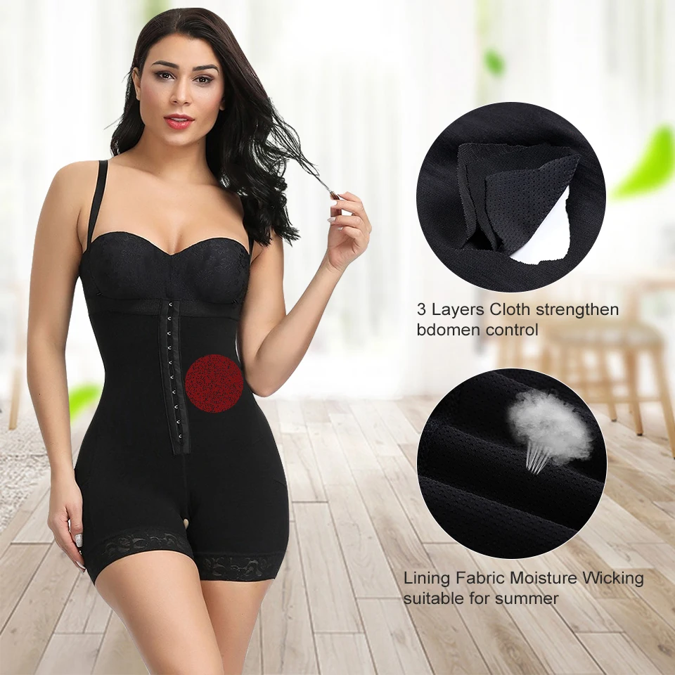 FeelinGirl Faja Reductoras Colombianas после хирургии тонкий женский пояс для коррекции тела боди подтяжка попа Корректирующее белье моделирующий пояс