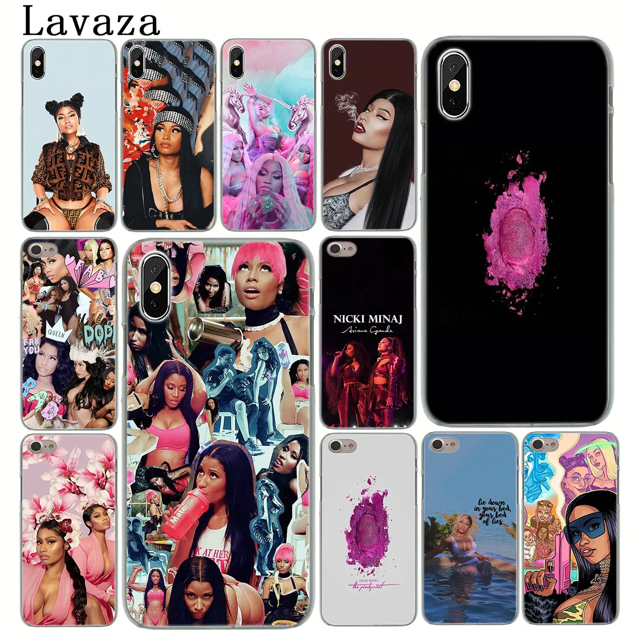 Lavaza Nicki Minaj Rapper Популярный Жесткий чехол для телефона iPhone XR X 11 Pro XS Max 8 7 6S 5 5S SE 4S 4 10