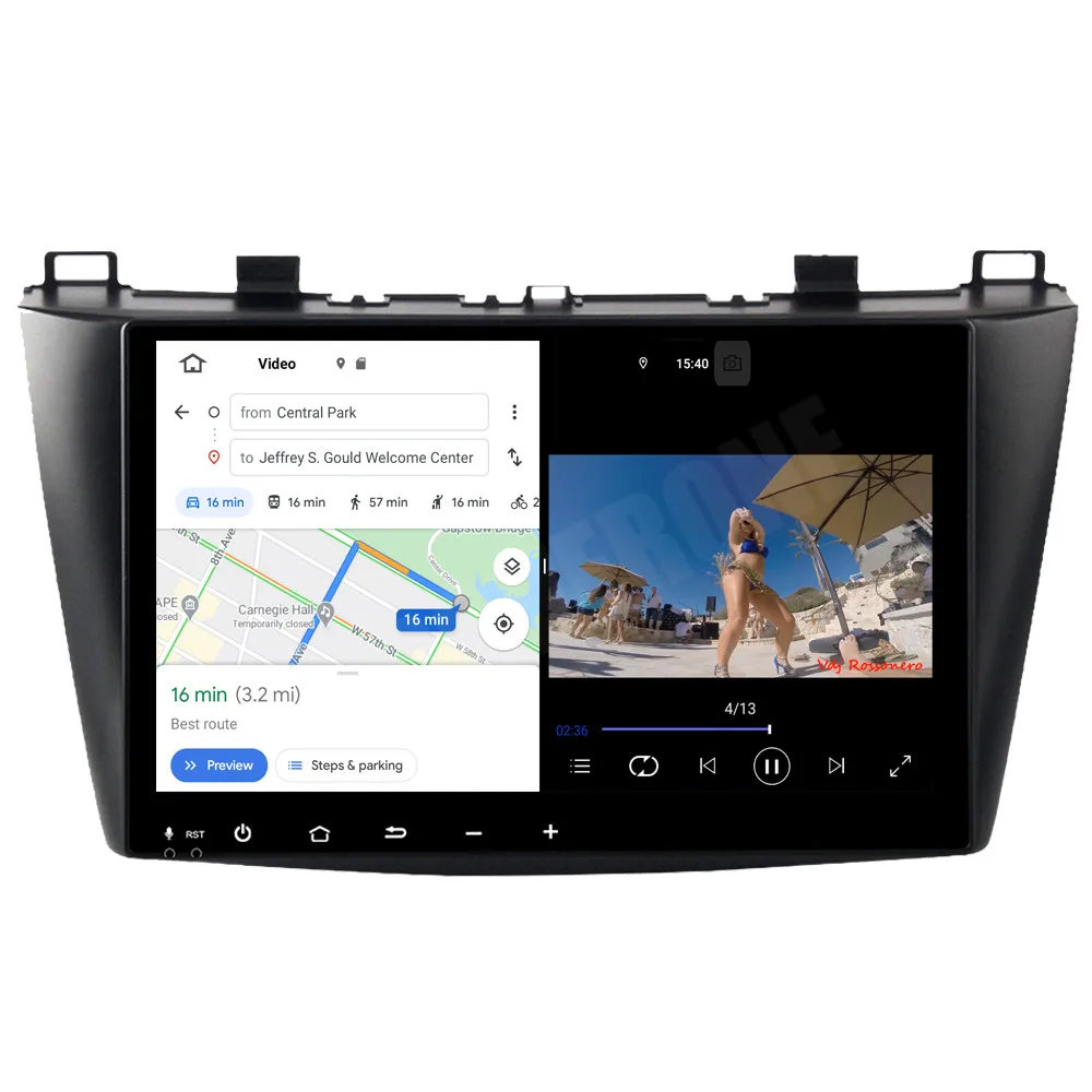 RoverOne Android 10 мультимедийный плеер для Mazda 3 Mazda3 2010 2012 4G + 64G автомобильный тюнинг