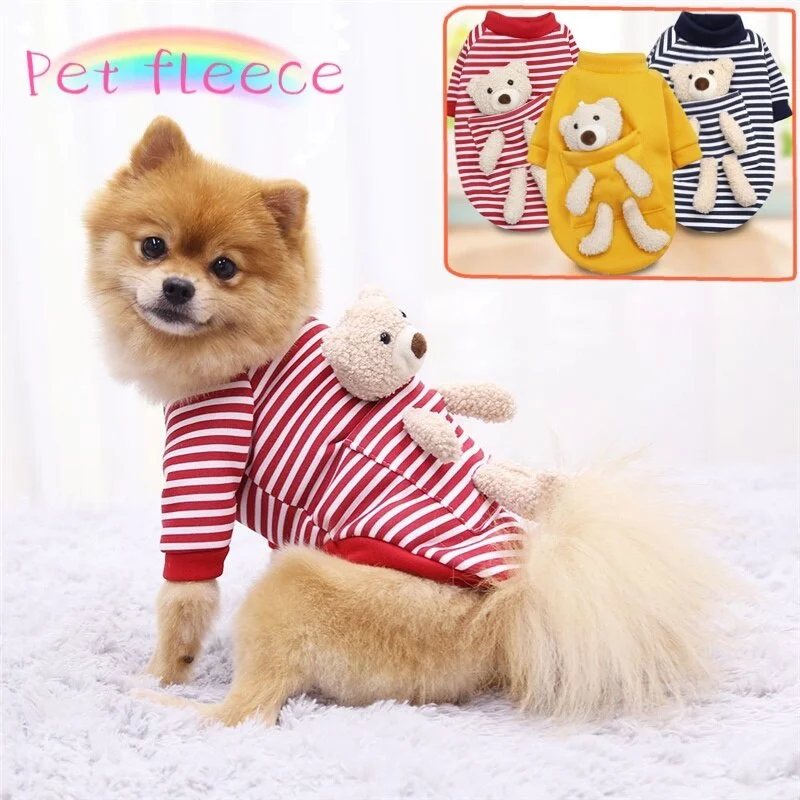 

Толстовка для собаки, зимние теплые толстовки, стильная уличная одежда, свитшот, спортивные костюмы, наряд для средней и маленькой собаки