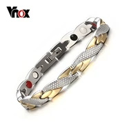 vnox twisted healthy bracelet for women men power therapy bracelets bangles 7 3 unisex jewelry