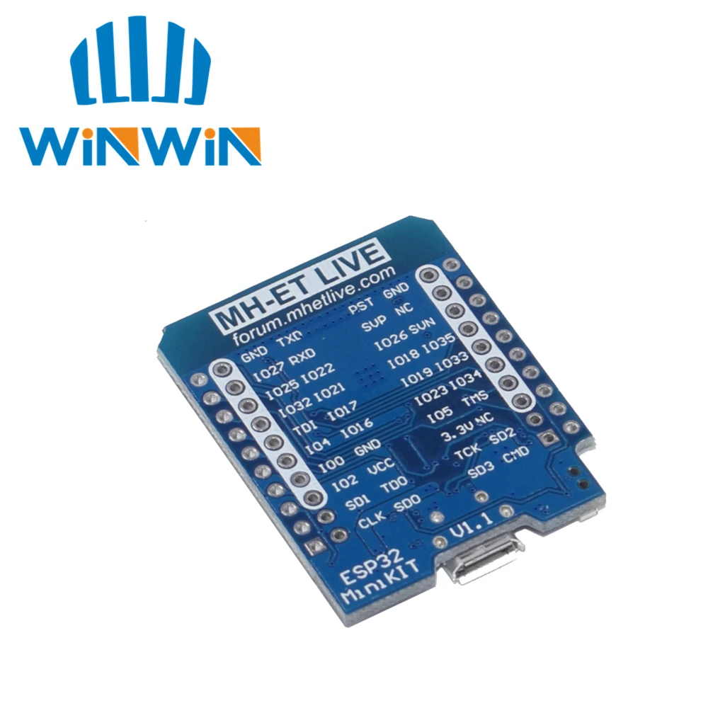 MH-ET LIVE D1 mini ESP32 ESP-32 WiFi+ Bluetooth Интернет вещей макетная плата на основе ESP8266 полностью функциональная