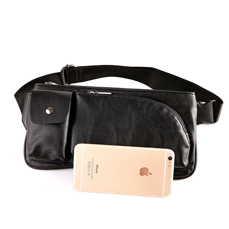 2021 New Leather Men's Sling Chest Day Pack Back Vintage Casual Messenger Bags Cross Body Cowhide Shoulder Bag