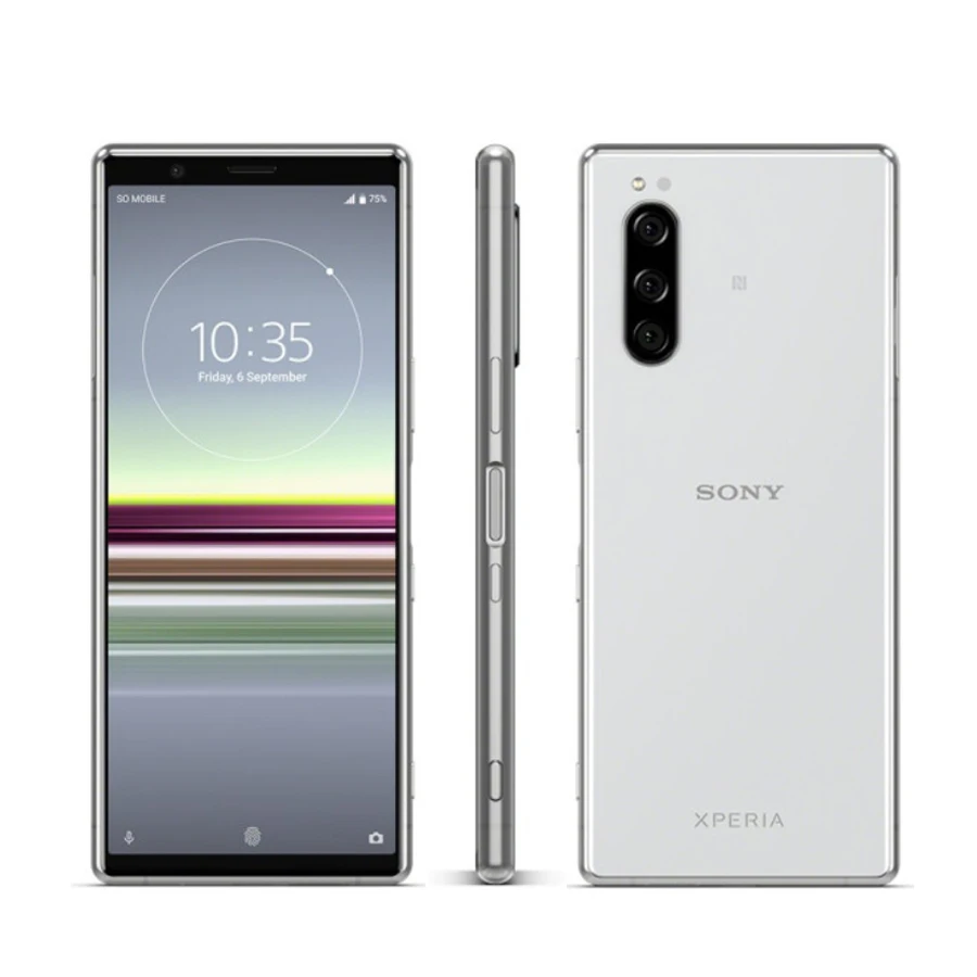 Телефон Sony Xperia 5 J9210 мобильный телефон экран 6 1 дюйма ГБ ОЗУ 128 Гб ПЗУ Восьмиядерный