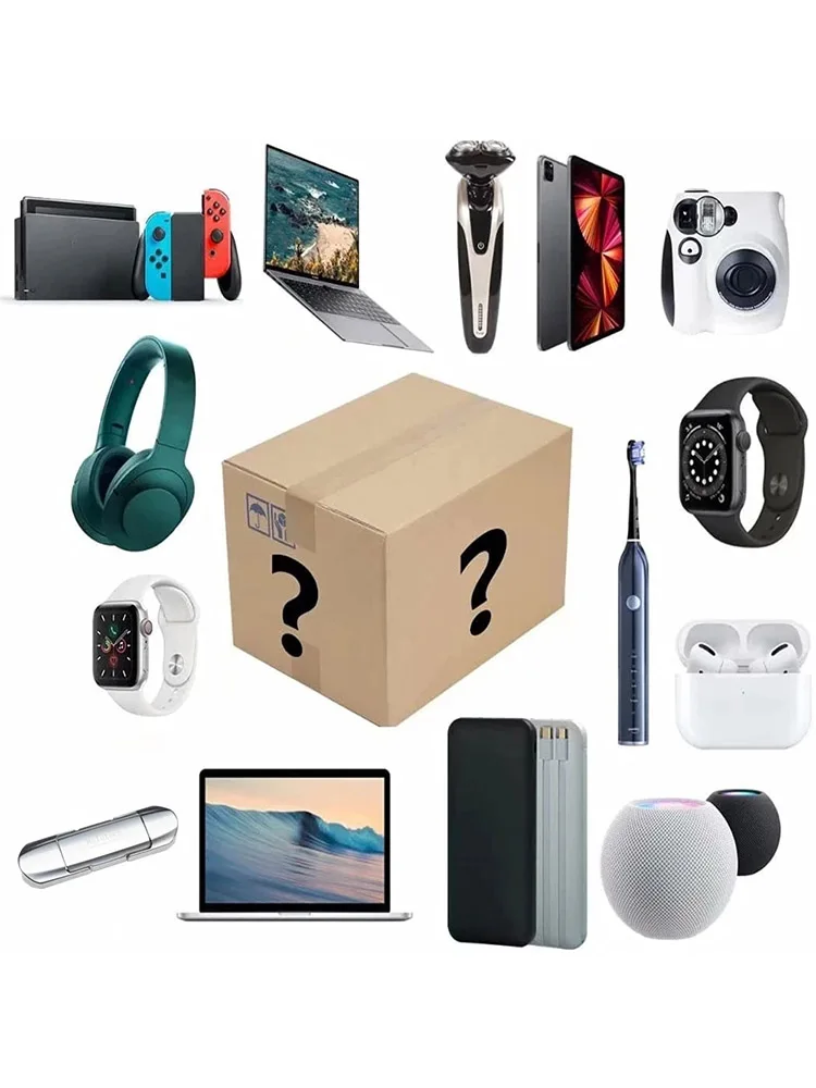 

Подарки на новый год 2022, Mistery Box, самые популярные 100%, сюрприз, высококачественные электронные продукты, Рождественская коробка жду вас