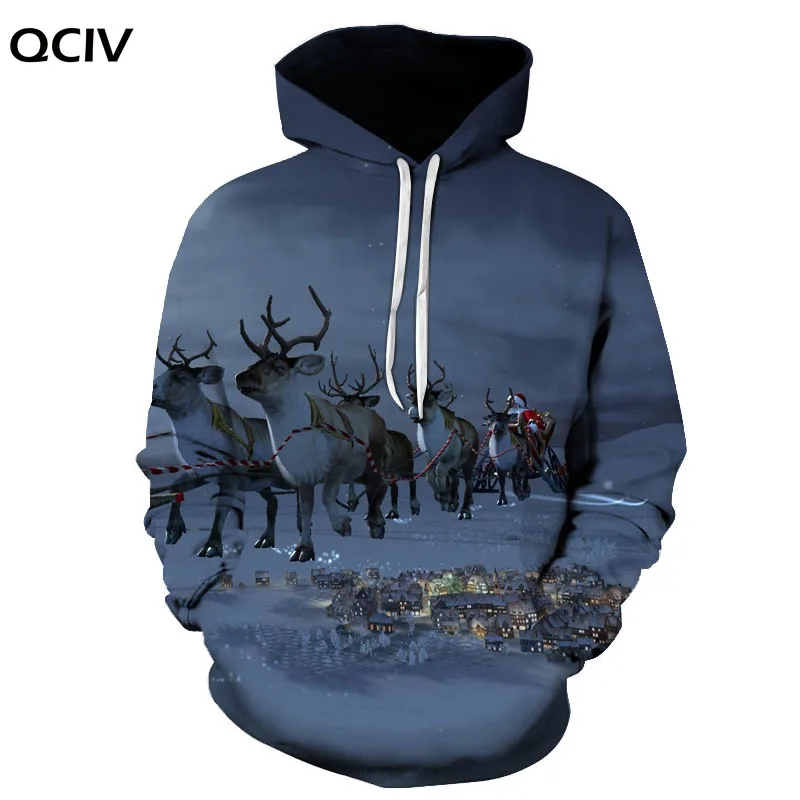 

Clothing men's 3D printed hooded sweatshirts men's Christmas theme hoodies autumn and winter fashion hooded pullovers