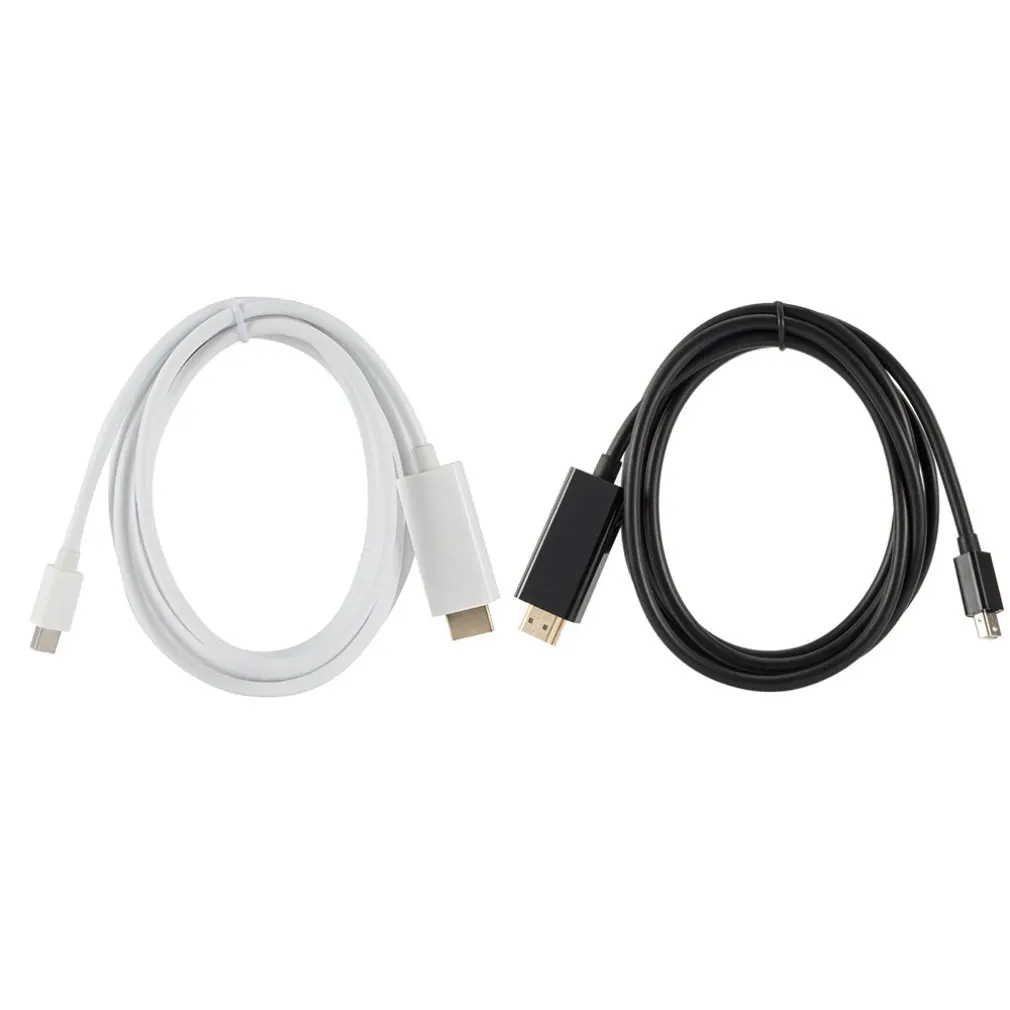 Кабель Mini Dp к Hdmi кабель Minidp 1 8 м Line интерфейс Minidisplayport 20 контактов идеальный сигнал