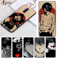 anime death note silicone cover for samsung a9s a8s a6s a9 a8 a7 a6 a5 a3 plus star 2018 2017 2016 soft phone case