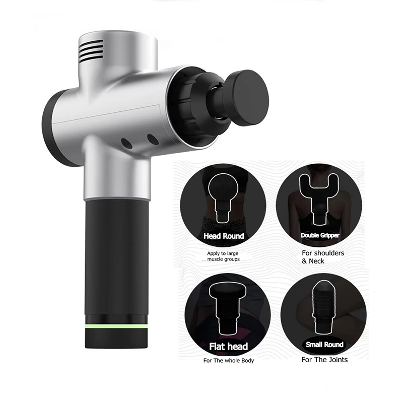 Пистолет для массажа глубоких тканей массажер мышц упражнения облегчение боли