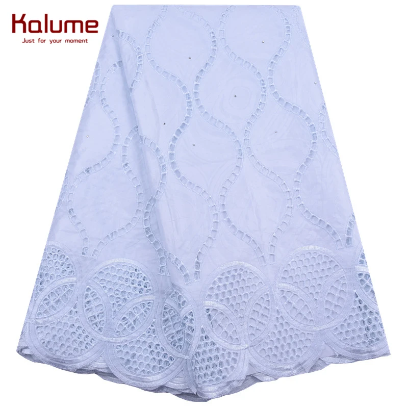 Калюме 5 ярдов Африканский Базен Riche кружевная ткань вышивка морская парча с