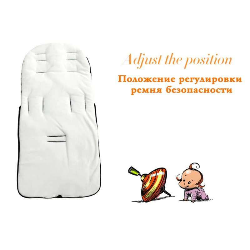 Детская коляска спальный мешок Детская коляска спальный мешок осенне-зимний ветрозащитный Теплый чехол для ног Детская Хлопковая Подушка универсальная Толстая