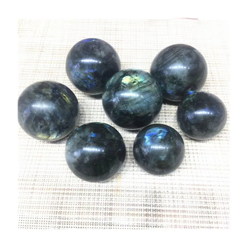 

Natural Polished Labradorite Ball Crystal Healing Stones For Decoration