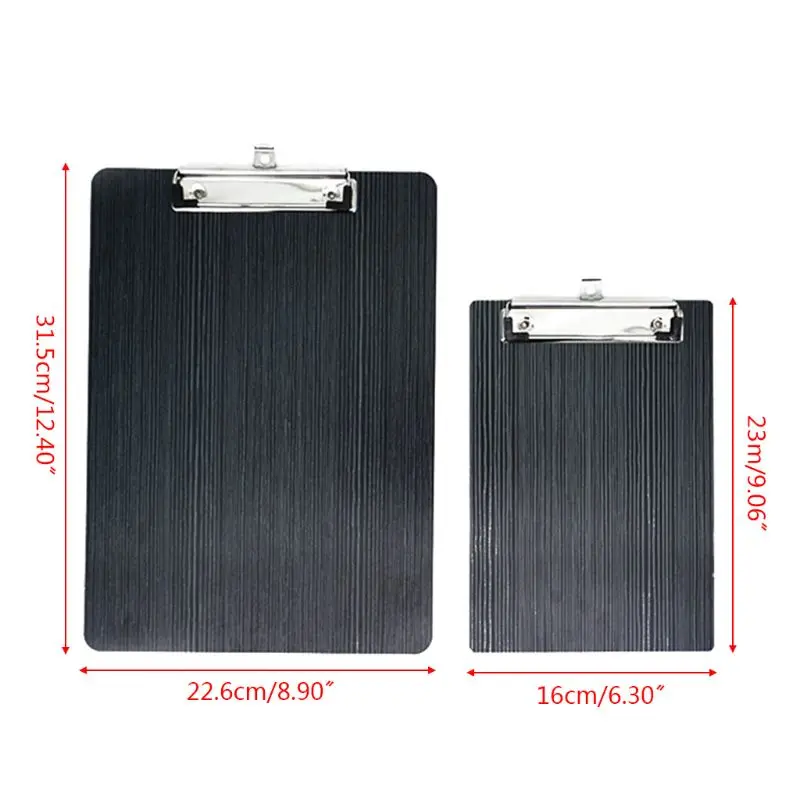 

Portable A4 A5 Wooden Writing Clipboard File Hardboard Office School Stationery G92E