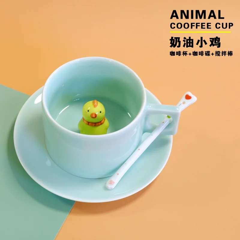 

Ceramic Tea Cups and Saucer Sets European Fashion Creative Eco Friendly Universal Japanese Filizanka Do Kawy Reusable Cup BD50CS