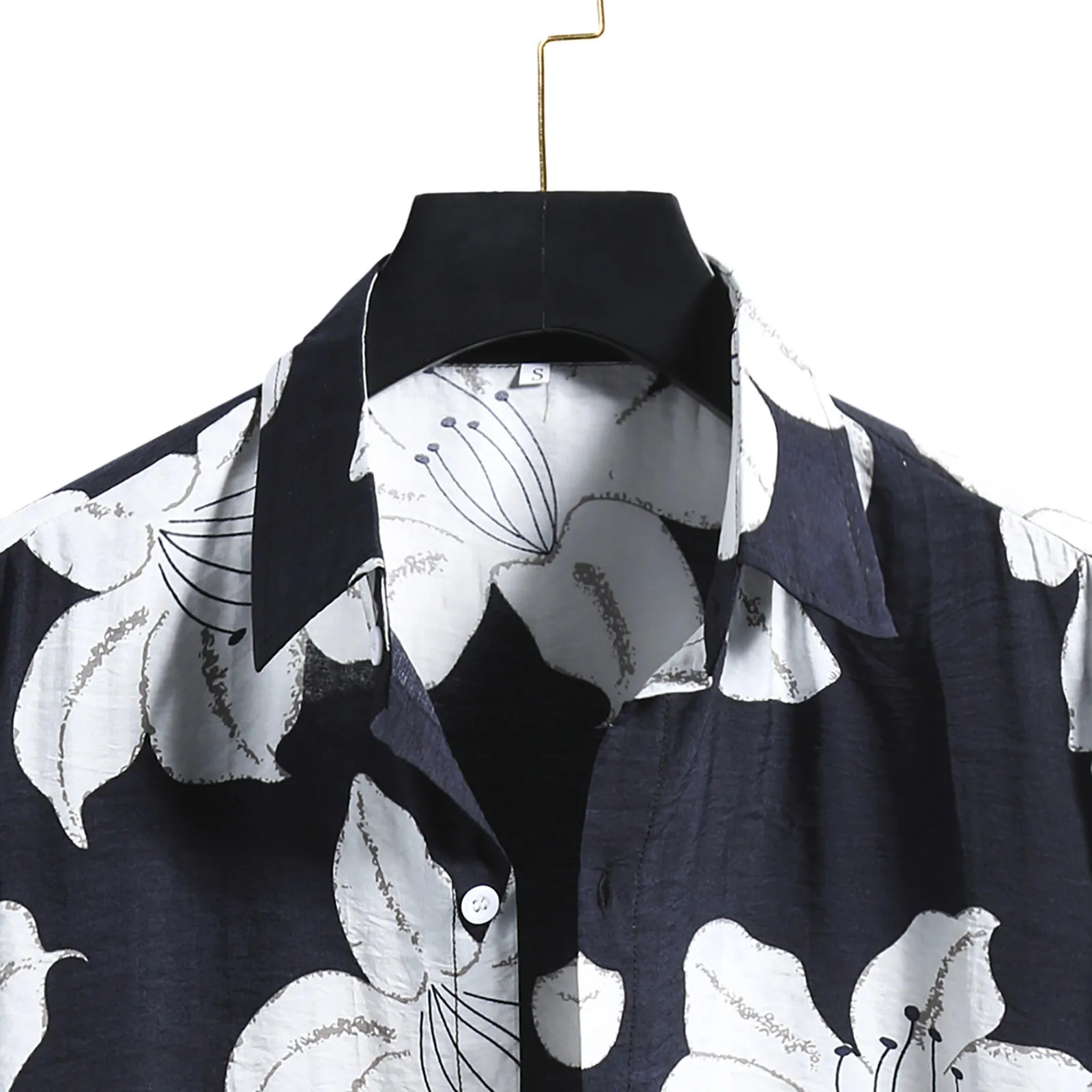 

Short Sleeve Shirt For Men Holiday Beach Shirts Men's Hawaiian Shirt Hip Hop Streetwear Printing Button Shirts Camisa Masculina