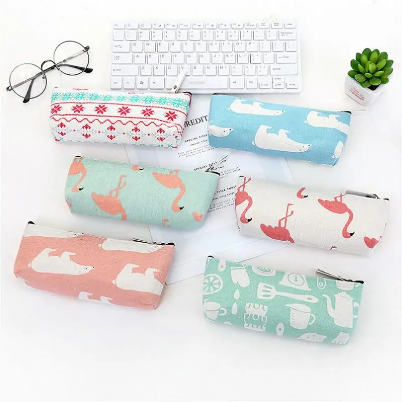 

1 шт., милые Чехлы для карандашей с национальным рисунком, женская сумка, подарки, милые сумки для карандашей